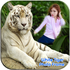 White Tiger Photo Frames icône
