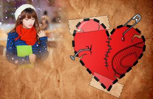 Broken Heart Photo Frame imagem de tela 2