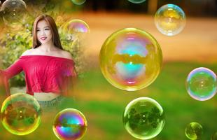 Bubble Photo Frames الملصق