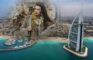 Dubai Photo Frame penulis hantaran