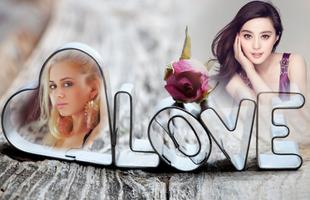 Love Heart Photo Frame imagem de tela 3