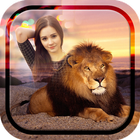 Lion Photo Frame أيقونة