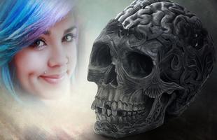 Skull Photo Frames الملصق