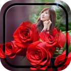 Red Rose Photo Frame icon