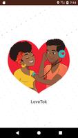 LoveTok Stickers Affiche