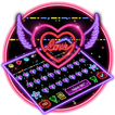 Colorful Neon Sparkling Heart 