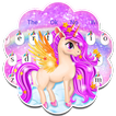 Cute Unicorn Keyboard Theme