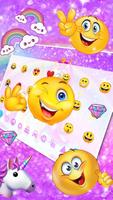 Cute Unicorn Keyboard Theme screenshot 2