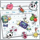 Doodle Stiker Keyboard Theme ícone