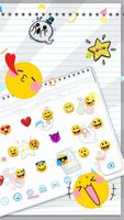 Doodle Stiker Keyboard Theme imagem de tela 2