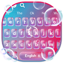 Colourful Glass Bubble Keyboard Theme APK