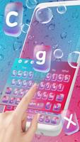 پوستر Colourful Glass Bubble Keyboard Theme