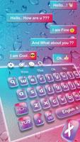 Colourful Glass Bubble Keyboard Theme capture d'écran 1