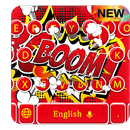 Red Yellow Boom Comic Keyboard APK