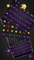 Clavier violet cool Affiche