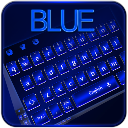 Cool Blue Keyboard