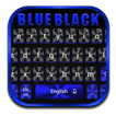 Cool Blue Black Keyboard