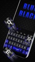 Cool Blue Black Keyboard screenshot 1