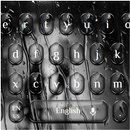 Cool Glossy Black Glass Keyboard-APK