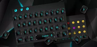 Cool Black Blue Keyboard