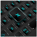 Cool Black Blue Keyboard APK