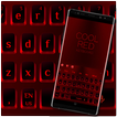 Cool Red Black Keyboard