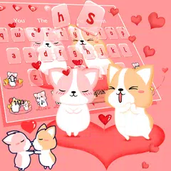 download Corky Gorky Heart Keyboard APK