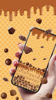Poster Gravity Chocolate Keyboard Theme