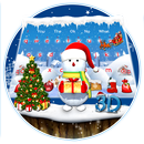 3D Christmas Snowman Keyboard Theme-APK