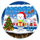Icona 3D Christmas Snowman Keyboard Theme
