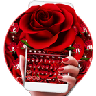 Classic Red Rose Keyboard icon