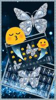 Crystal Diamond Butterfly Keyboard screenshot 2