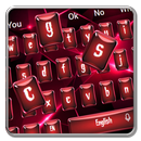Crystal Black Red Keyboard APK