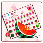 Cute Watermelon Keyboard Theme icon
