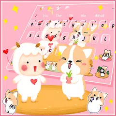 Cute Corky Gorky Keyboard APK download