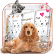 Cute Furry Dog Cat Keyboard