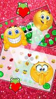 Kawaii Glitter Frog Keyboard Theme screenshot 2