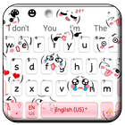 Schattig Emoticons-toetsenbord-icoon
