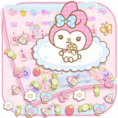 Cute Kawaii Keyboard Theme Icon