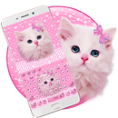 Sevimli Pembe Kitty Klavye APK