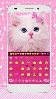 1 Schermata Cute Pink Kitty Keyboard