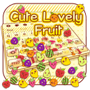 Cute Lovely Fruit Keyboard Theme-APK