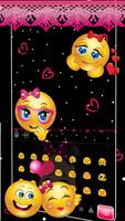 Bowknot Girl Keyboard Theme screenshot 2