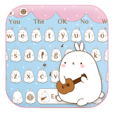 Cute Rabbit Keyboard biểu tượng