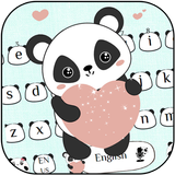 Lindo Panda Anime Keyboard icono