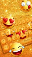 3D Beautiful Cute Glitter Smiley Face keyboard تصوير الشاشة 2