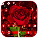 Beautiful Shiny Red Roses Keyboard APK