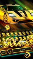 Big Yellow Bee Speed Car Keyboard screenshot 1