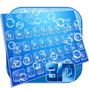 Blue Water Bubble Gravity Keyboard Theme APK