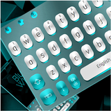 Black Blue Metal Keyboard иконка